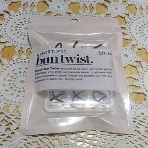 Kitsch 3 Pack Effortless Spin Style Bun Twist Ponytail Holders NWT